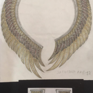 Eagle Feather Necklace & Earings
