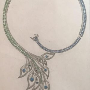 Peacock Necklace